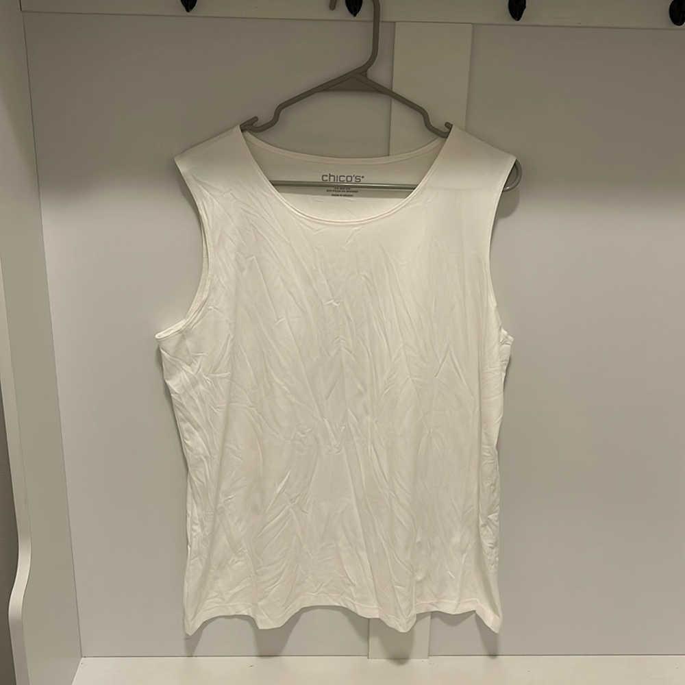 White tank top